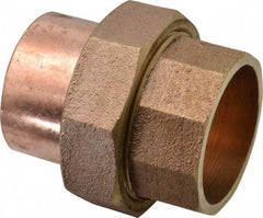 NIBCO - 2" Cast Copper Pipe Union - C x C, Pressure Fitting - Americas Industrial Supply