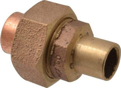 NIBCO - 1/2" Cast Copper Pipe Union - FTG x C, Pressure Fitting - Americas Industrial Supply