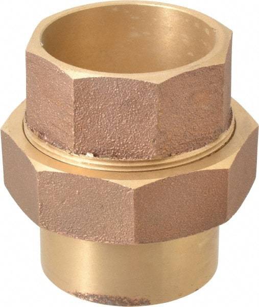 NIBCO - 2-1/2" Cast Copper Pipe Union - C x C, Pressure Fitting - Americas Industrial Supply