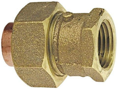 NIBCO - 2-1/2" Cast Copper Pipe Union - C x F, Pressure Fitting - Americas Industrial Supply