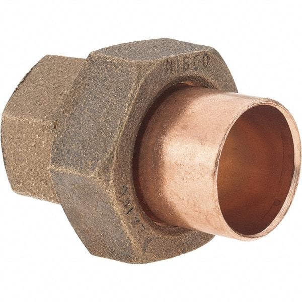 NIBCO - 3/4" Cast Copper Pipe Union - C x C, Pressure Fitting - Americas Industrial Supply
