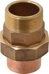 NIBCO - 2" Cast Copper Pipe Union - C X M, Pressure Fitting - Americas Industrial Supply