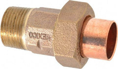 NIBCO - 3/4" Cast Copper Pipe Union - C X M, Pressure Fitting - Americas Industrial Supply