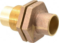 NIBCO - 1" Cast Copper Pipe Bulkhead - C x C, Pressure Fitting - Americas Industrial Supply