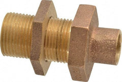 NIBCO - 1/2" Cast Copper Pipe Bulkhead - C x F, Pressure Fitting - Americas Industrial Supply