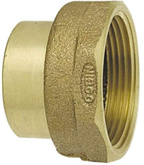 NIBCO - 1-1/2", Cast Copper Drain, Waste & Vent Pipe Adapter - Ftg x F - Americas Industrial Supply