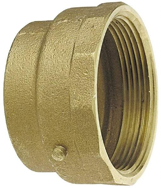 NIBCO - 3", Cast Copper Drain, Waste & Vent Pipe Adapter - C x F - Americas Industrial Supply