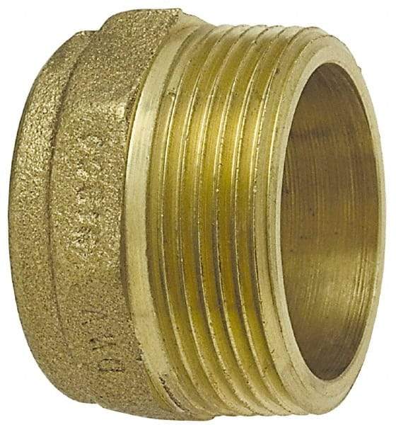 NIBCO - 2", Cast Copper Drain, Waste & Vent Pipe Hex Adapter - C x M - Americas Industrial Supply