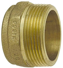 NIBCO - 1-1/2 x 2", Cast Copper Drain, Waste & Vent Pipe Hex Adapter - C x M - Americas Industrial Supply