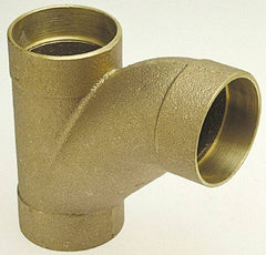 NIBCO - 1-1/2", Cast Copper Drain, Waste & Vent Pipe Long Turn T Y - C x C x C - Americas Industrial Supply