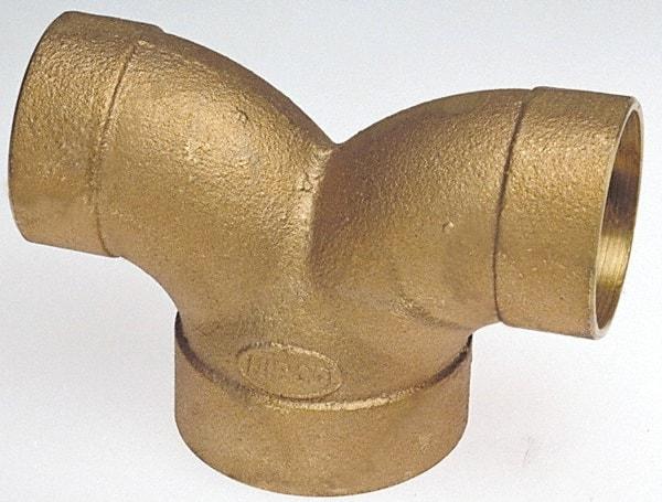 NIBCO - 2", Cast Copper Drain, Waste & Vent Pipe - C x C x C - Americas Industrial Supply