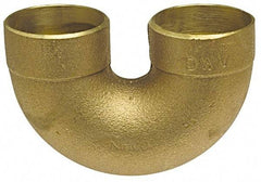 NIBCO - 1-1/4", Cast Copper Drain, Waste & Vent Pipe Return Bend - C x C - Americas Industrial Supply