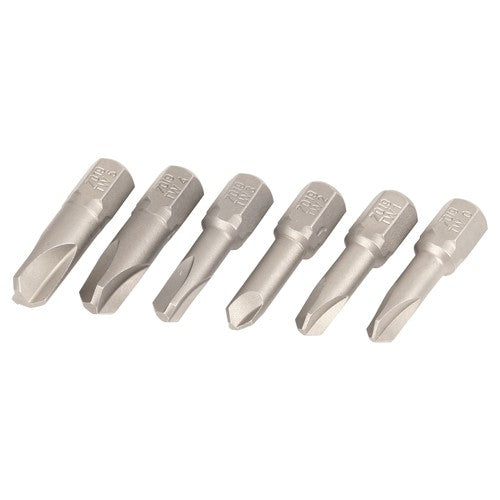 Tri-Wing Insert Bit #0, 1, 2, 3, 4, 5 × 25mm (6 Bit Pack) - Americas Industrial Supply