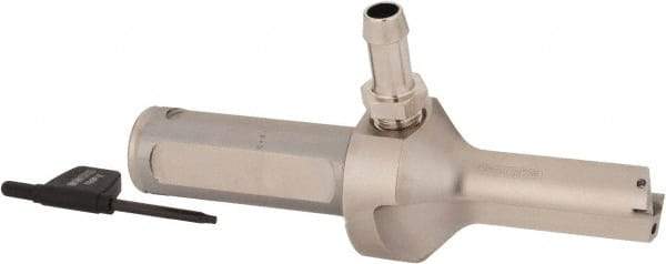 Seco - 1.732" Max Drill Depth, 2xD, 22mm Diam, Indexable Insert Drill - 2 Inserts, 1" Shank Diam, Straight Shank - Americas Industrial Supply