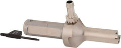 Seco - 1.732" Max Drill Depth, 2xD, 22mm Diam, Indexable Insert Drill - 2 Inserts, 1" Shank Diam, Straight Shank - Americas Industrial Supply