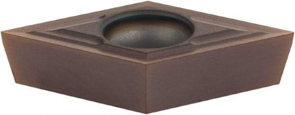 Sumitomo - DCGT32.50 EFM Grade AC530U Carbide Turning Insert - TiAlN/AlCrN Finish, 55° Diamond, 3/8" Inscr Circle, 5/32" Thick, 0.0039" Corner Radius - Americas Industrial Supply