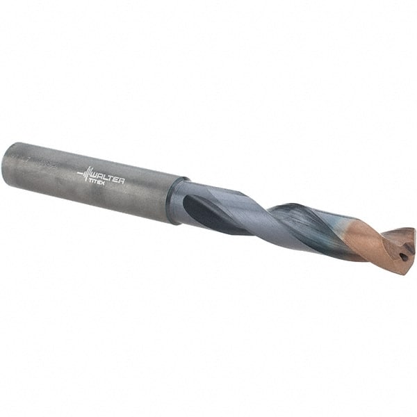 Walter-Titex - 9/32" 140° Spiral Flute Solid Carbide Screw Machine Drill Bit - Americas Industrial Supply