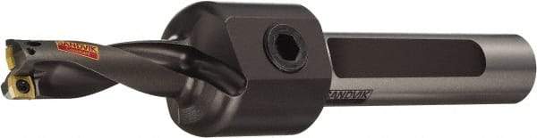Sandvik Coromant - 1.811" Max Drill Depth, 3xD, 0.562" Diam, Indexable Insert Drill - 2 Inserts, 3/4" Shank Diam, Flange Shank - Americas Industrial Supply