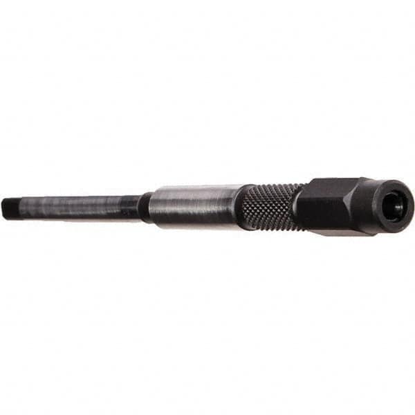 Emuge - M7 to M10mm Tap, 5.1181 Inch Overall Length, 17/32 Inch Max Diameter, Tap Extension - 7mm Tap Shank Diameter, 25mm Tap Depth, Through Coolant - Americas Industrial Supply