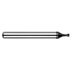 Miniature End Mills - Stub & Standard - 0.0600″ Cutter Diameter × 0.1800″ Length of Cut Carbide Square End Mill, 2 Flutes, Amorphous Diamond Coated
