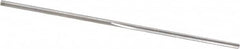 Made in USA - 0.0355" High Speed Steel 3 Flute Chucking Reamer - Straight Flute, 0.035" Straight Shank, 1/2" Flute Length, 1-1/2" OAL - Americas Industrial Supply