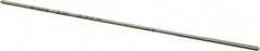 Made in USA - 0.0415" High Speed Steel 4 Flute Chucking Reamer - Straight Flute, 0.039" Straight Shank, 1/2" Flute Length, 2-1/2" OAL - Americas Industrial Supply