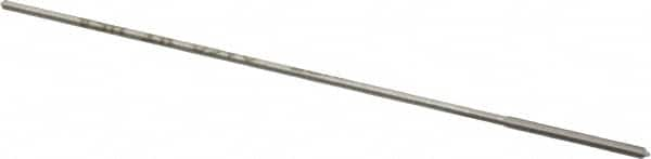 Made in USA - 0.046" High Speed Steel 4 Flute Chucking Reamer - Straight Flute, 0.039" Straight Shank, 1/2" Flute Length, 2-1/2" OAL - Americas Industrial Supply