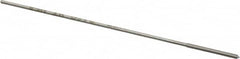 Made in USA - 0.046" High Speed Steel 4 Flute Chucking Reamer - Straight Flute, 0.039" Straight Shank, 1/2" Flute Length, 2-1/2" OAL - Americas Industrial Supply