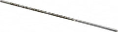 Made in USA - 0.0545" High Speed Steel 4 Flute Chucking Reamer - Straight Flute, 0.051" Straight Shank, 1/2" Flute Length, 2-1/2" OAL - Americas Industrial Supply