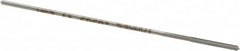 Made in USA - 0.0565" High Speed Steel 4 Flute Chucking Reamer - Straight Flute, 0.051" Straight Shank, 1/2" Flute Length, 2-1/2" OAL - Americas Industrial Supply