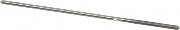 Made in USA - 0.0745" High Speed Steel 4 Flute Chucking Reamer - Straight Flute, 0.066" Straight Shank, 3/4" Flute Length, 3" OAL - Americas Industrial Supply