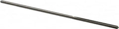 Made in USA - 0.0825" High Speed Steel 4 Flute Chucking Reamer - Straight Flute, 0.0771" Straight Shank, 3/4" Flute Length, 3" OAL - Americas Industrial Supply