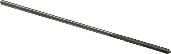 Made in USA - 0.0865" High Speed Steel 4 Flute Chucking Reamer - Straight Flute, 0.081" Straight Shank, 3/4" Flute Length, 3" OAL - Americas Industrial Supply