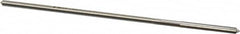 Made in USA - 0.087" High Speed Steel 4 Flute Chucking Reamer - Straight Flute, 0.081" Straight Shank, 3/4" Flute Length, 3" OAL - Americas Industrial Supply