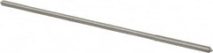 Made in USA - 0.0875" High Speed Steel 4 Flute Chucking Reamer - Straight Flute, 0.081" Straight Shank, 3/4" Flute Length, 3" OAL - Americas Industrial Supply