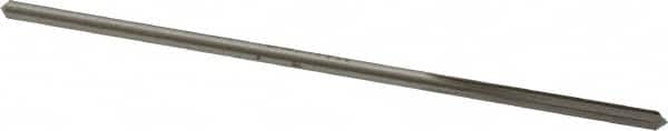 Made in USA - 0.091" High Speed Steel 4 Flute Chucking Reamer - Straight Flute, 0.081" Straight Shank, 3/4" Flute Length, 3" OAL - Americas Industrial Supply