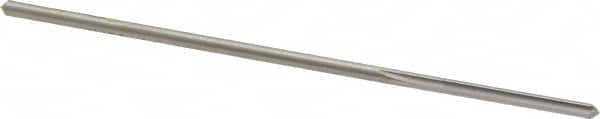 Made in USA - 0.1" High Speed Steel 4 Flute Chucking Reamer - Straight Flute, 0.0928" Straight Shank, 7/8" Flute Length, 3-1/2" OAL - Americas Industrial Supply