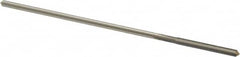 Made in USA - 0.1005" High Speed Steel 4 Flute Chucking Reamer - Straight Flute, 0.0928" Straight Shank, 7/8" Flute Length, 3-1/2" OAL - Americas Industrial Supply