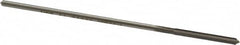 Made in USA - 0.101" High Speed Steel 4 Flute Chucking Reamer - Straight Flute, 0.0928" Straight Shank, 7/8" Flute Length, 3-1/2" OAL - Americas Industrial Supply