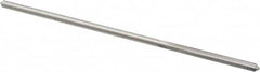 Made in USA - 0.1075" High Speed Steel 4 Flute Chucking Reamer - Straight Flute, 0.103" Straight Shank, 7/8" Flute Length, 3-1/2" OAL - Americas Industrial Supply