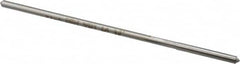 Made in USA - 0.112" High Speed Steel 4 Flute Chucking Reamer - Straight Flute, 0.1055" Straight Shank, 7/8" Flute Length, 3-1/2" OAL - Americas Industrial Supply