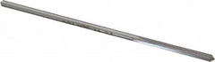 Made in USA - 0.1125" High Speed Steel 4 Flute Chucking Reamer - Straight Flute, 0.1055" Straight Shank, 7/8" Flute Length, 3-1/2" OAL - Americas Industrial Supply