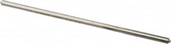 Made in USA - 0.1165" High Speed Steel 4 Flute Chucking Reamer - Straight Flute, 0.112" Straight Shank, 7/8" Flute Length, 3-1/2" OAL - Americas Industrial Supply