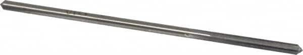 Made in USA - 0.121" High Speed Steel 4 Flute Chucking Reamer - Straight Flute, 0.112" Straight Shank, 7/8" Flute Length, 3-1/2" OAL - Americas Industrial Supply