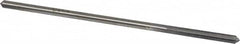 Made in USA - 0.121" High Speed Steel 4 Flute Chucking Reamer - Straight Flute, 0.112" Straight Shank, 7/8" Flute Length, 3-1/2" OAL - Americas Industrial Supply