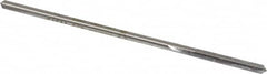 Made in USA - 0.1315" High Speed Steel 4 Flute Chucking Reamer - Americas Industrial Supply