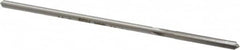 Made in USA - 0.1345" High Speed Steel 4 Flute Chucking Reamer - Straight Flute, 0.119" Straight Shank, 7/8" Flute Length, 3-1/2" OAL - Americas Industrial Supply