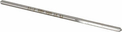 Made in USA - 0.137" High Speed Steel 4 Flute Chucking Reamer - Americas Industrial Supply