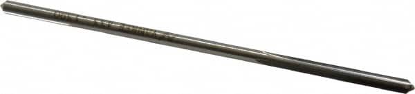 Made in USA - 0.139" High Speed Steel 4 Flute Chucking Reamer - Straight Flute, 0.135" Straight Shank, 1" Flute Length, 4" OAL - Americas Industrial Supply