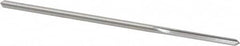 Made in USA - 0.143" High Speed Steel 4 Flute Chucking Reamer - Straight Flute, 0.135" Straight Shank, 1" Flute Length, 4" OAL - Americas Industrial Supply